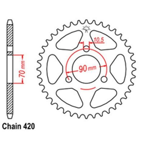 Rear Sprocket Honda 420