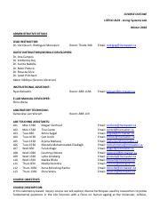 Lifesci L Pdf Course Outline Life Science L Laboratory