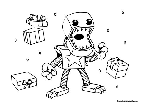 Printable Boxy Boo Coloring Page - Free Printable Coloring Pages