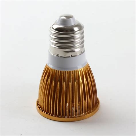 Golden Shell E27 6w Led Spot Light Bulbs Lamp Warm White Led Light Ac85