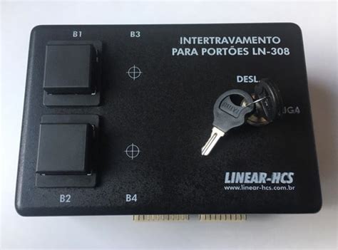 Modulo Intertravamento Portao Hcs 2 Botoes 7494 Linear hcs Frete grátis