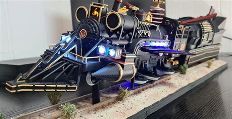 3d Printing Back To The Future Jules Verne Time Train With Lights And