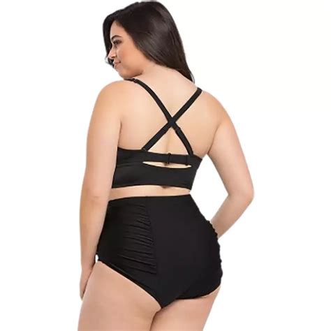 New Big Size Retro Bikini Swimsuit Woman Feeling