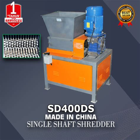 Jual Mesin Penghancur Plastik Sampah Single Shaft Plastic Shredder