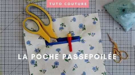 Comment Coudre Une Poche Passepoilée Tuto Couture Facile Youtube