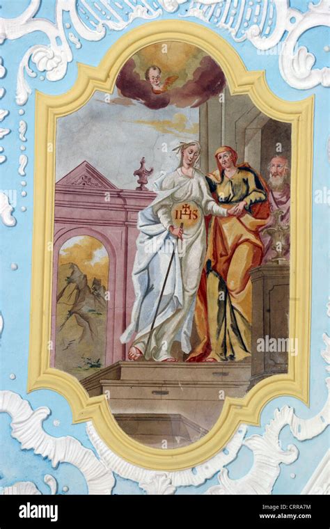 Visitation Of The Blessed Virgin Mary Stock Photo Alamy