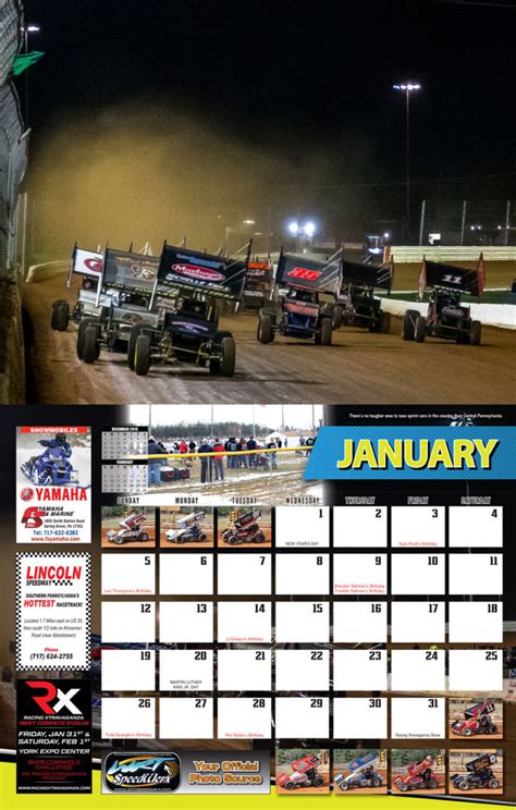 2020 Eastern Sprint Car Calendar | Rife's Racing Collectibles