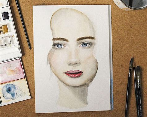 Aquarell Portrait In 10 Schritten Einfach Malen Lernen