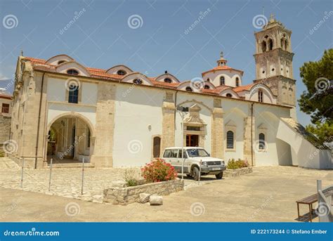 Church In Lefkara Village On Cyprus Editorial Photo