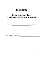 Revised Ap Lab Test Handout Docx Biol Information For Lab