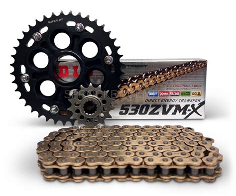 Ducati Multistrada Quick Change Sprocket Set With Chain