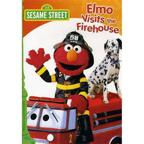 Sesame Street Elmo Visits The Firehouse Vhs