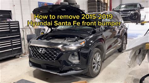 How To Remove Front Bumper Of Hyundai Santa Fe Youtube