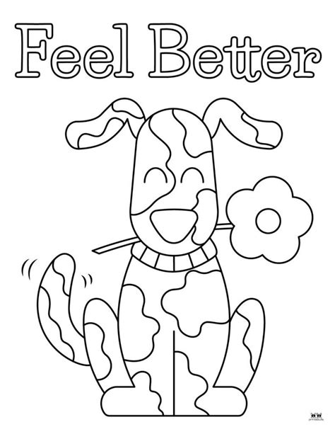 Get Well Soon Coloring Pages 15 Free Pages Printabulls Feel