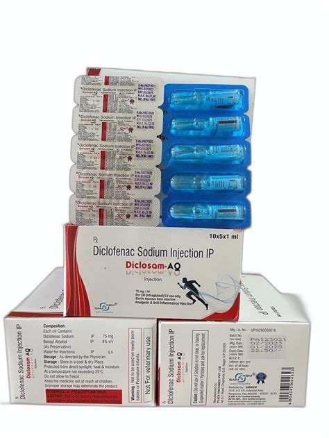 Diclo 1 Ml Aqua Injection 25 Mg At Rs 190piece In Indore Id