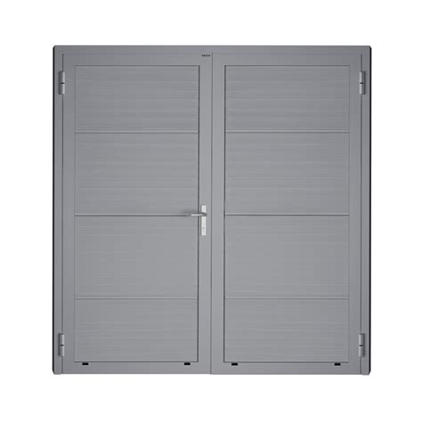 Drzwi gospodarcze panelowe dwuskrzydłowe DoorPro 45 Panel V Drzwi