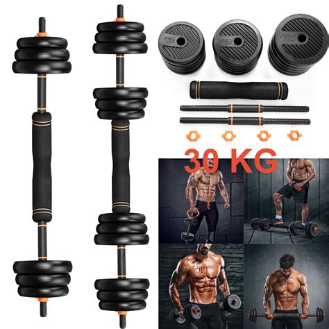 35kg Dumbbell Set Adjustable Dumbbells Barbell Set Dumbbells Kit