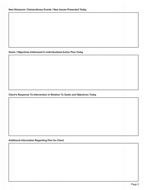 Group Therapy Progress Note Pdf Template