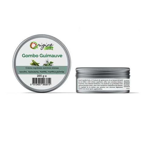 Gombo Guimauve Crème capillaire nutrition intense Origine Terre