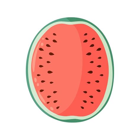 Premium Vector Watermelons Composition With Whole Watermelon And A