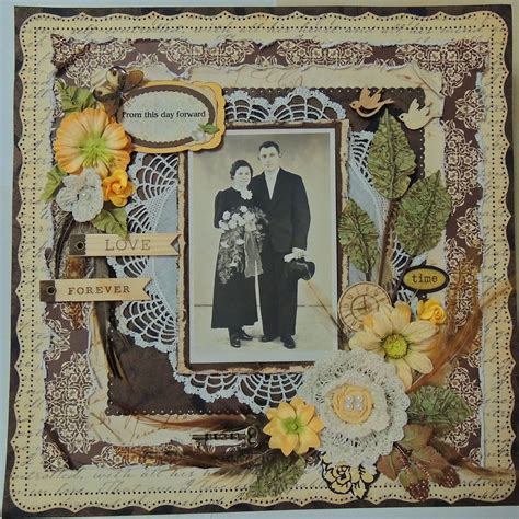 From this day forward | Vintage scrapbook, Scrapbooking layouts vintage ...