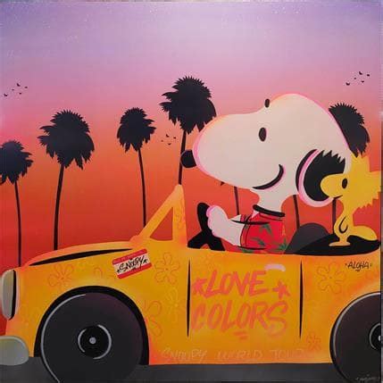 Peinture Snoopy Hawa Par Kedarone Carr D Artistes