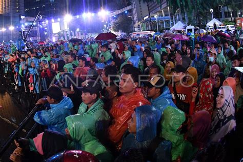 Perayaan Tahun Baru Bundaran Hi Jakarta Antara Foto