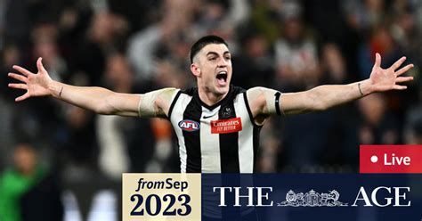 Afl Finals 2023 Live Updates Collingwood Magpies V Gws Giants Results