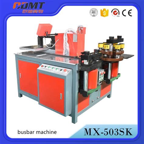 Busbar Processing Machine 3 In1 Hydraulic CNC Cutting Punching Bending