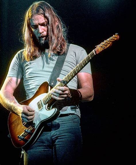 DavidGilmour y su clásica guitarra la 1959 Fender Telecaster Custom