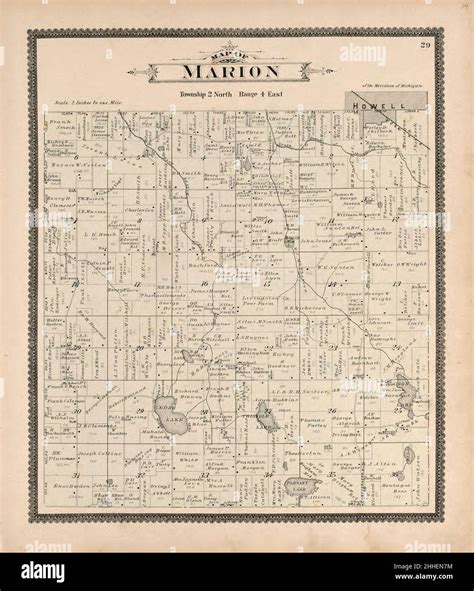 Standard Atlas Of Livingston County Michigan Including A Plat Book