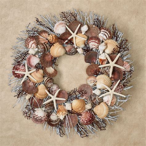 Bali Chic Seashell Wreath