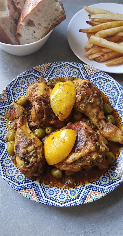 Tajine De Poulet Aux Olives Et Citron Confit My Tasty Cuisine