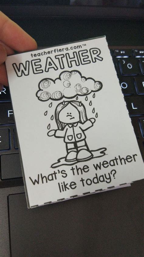 Teacherfiera YEAR 2 UNIT 9 MINI BOOK WHAT S THE WEATHER LIKE TODAY