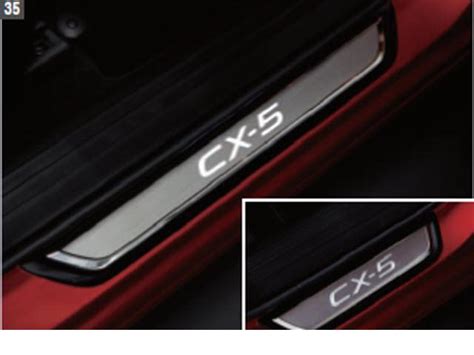 Mazda Cx Illuminated Door Sill Trim Plate Kb Wv Genuine