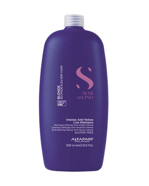 Alfa Parf Semi Di Lino Blonde Intense Anti Yellow Shampoo 1000 Ml El Palacio De La Belleza