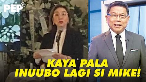 Mel Tiangco May Ibinuko Tungkol Kay Mike Enriquez PEP Hot Story