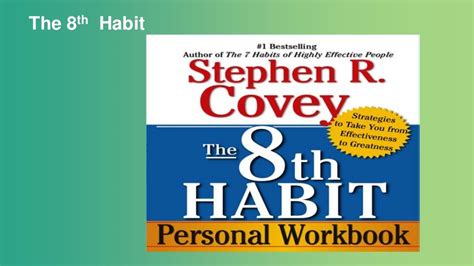 8th Chapter Of 8th Habit Stephen Covey