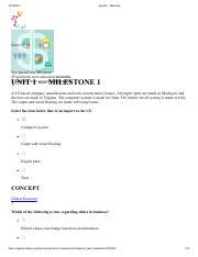 Sophia Intro Business Unit 1 Milestone Pdf 2 10 2021 Sophia Welcome