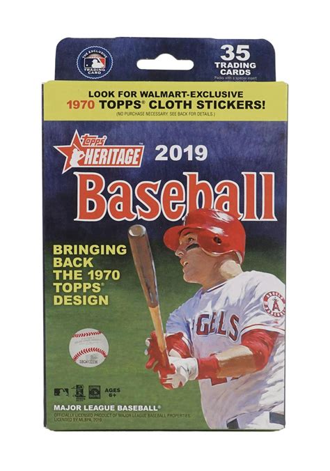 2019 Topps Heritage Baseball Hanger Box Cloth Stickers Reed Buy