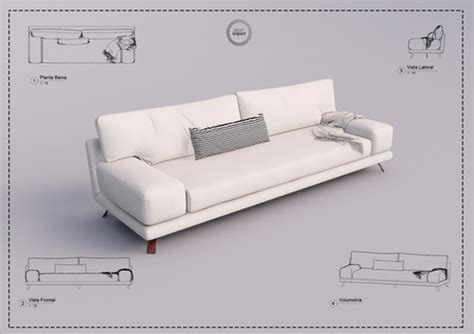 Sofa 126 Revit High Quality RevitImport