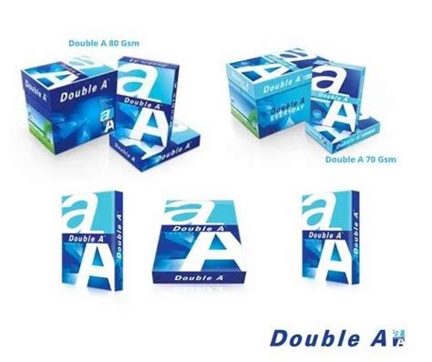 White Double A A4 Copy Paper 80gsm 75gsm 70gsm Packaging Size 500