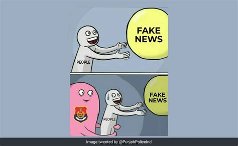 Punjab Cops' Meme Message On Fake News Amid Crackdown On Khalistani Leader