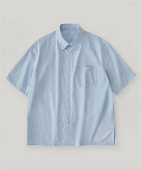 MUSINSA公式 LAFUDGESTORE Ice Cotton Steady Half Shirt Sky Blue