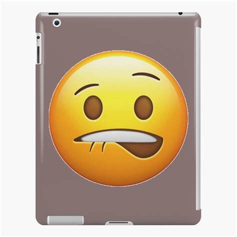 Biting Lips Emoji Sheesh Meme IPad Case Skin By SirMemesALotR