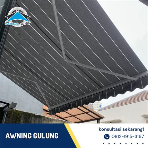 Awning Gulung Elektrik Kanopi Lipat Buka Tutup Jakarta Lazada Indonesia