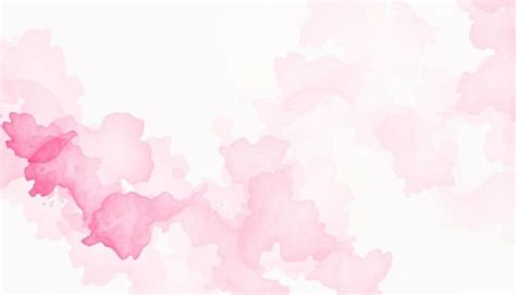 A pink background with a pink and green watercolor painting | Premium ...