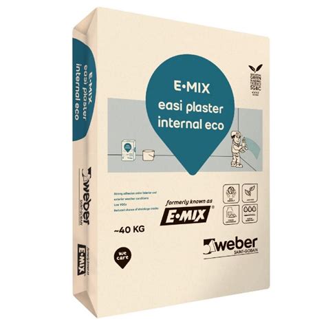 E Mix Easi Plaster Internal Eco Saint Gobain