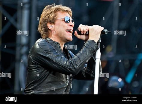 The American rock band Bon Jovi performs a live concert at Ullevaal Stock Photo: 169981217 - Alamy