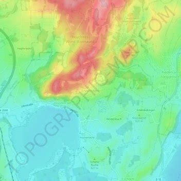 Topografische Karte Enzensberg H He Relief